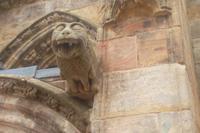 die Wasserspeier sind originell, aber restauriert