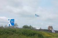 In Carter Bar nahmen wir Abschied von Schottland ...