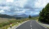 083 Isle of Skye, Blick zum Massiv des Storr