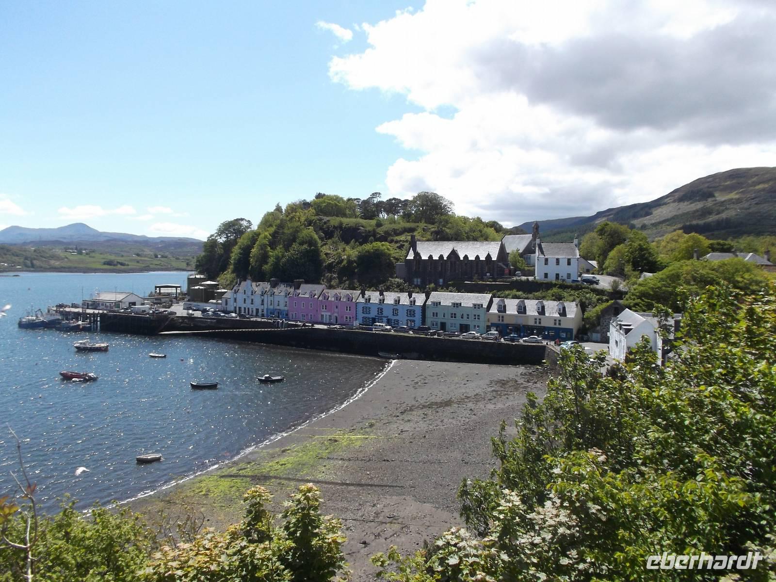 Hafen von Portree auf Skye