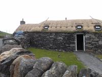 Blackhouse-Dorf An Gearannan auf der Insel Lewis