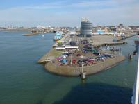 Fährhafen Ijmuiden Blick beim Auslaufen