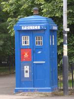 Mobiler Polizeiposten - heute schönes Erinnerungsstück - Glasgow