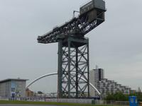 letzter Kran aus der Zeit des Schiffsbau in Glasgow