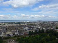 Blick auf Neustadt von Edinburgh von Castle aus