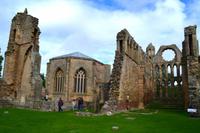 0128 Elgin, Cathedral, Kapitelhaus