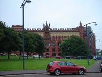 Alte Teppichfabrik im Stil des venezeanischen Dogenpalastes in Glasgow