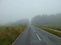 Nebel auf der Fahrt nach Culloden