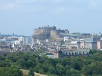 Edinburgh Castle hoch über der Stadt