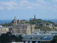 Blick von Edinburgh Castle über die Stadt