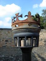 Fackel vor Edinburgh Castle