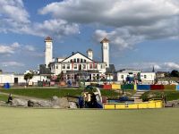 12. Reisetag – Von Dumfries nach Glasgow – Pavillon an der Strandpromenade in Ayr