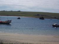 Wracks an der Churchill Barriere, Orkneys