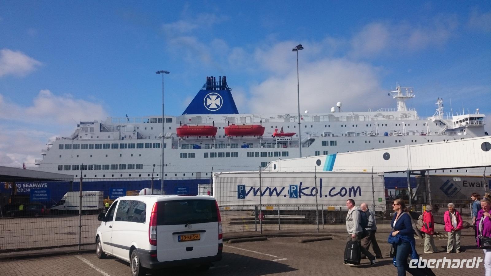 Unsere Fähre erreichte Ijmuiden