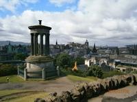 Edinburgh - Blick auf Stadt vom Carlton Hill