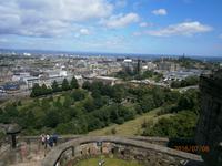 Edinburgh - Blick auf Stadt vom Schloss