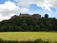 Blick hinauf zu Stirling Castle