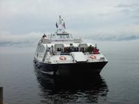 Unser Boot auf dem Loch Ness