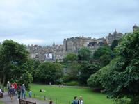 Blick zur Altstadt von Edinburgh