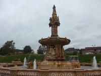 Brunnen mit Statue von Königin Victoria