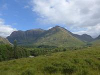 Bergwelt auf dem Weg nach Glen Coe