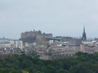 Blick auf Edinburgh vom Holyrood Park