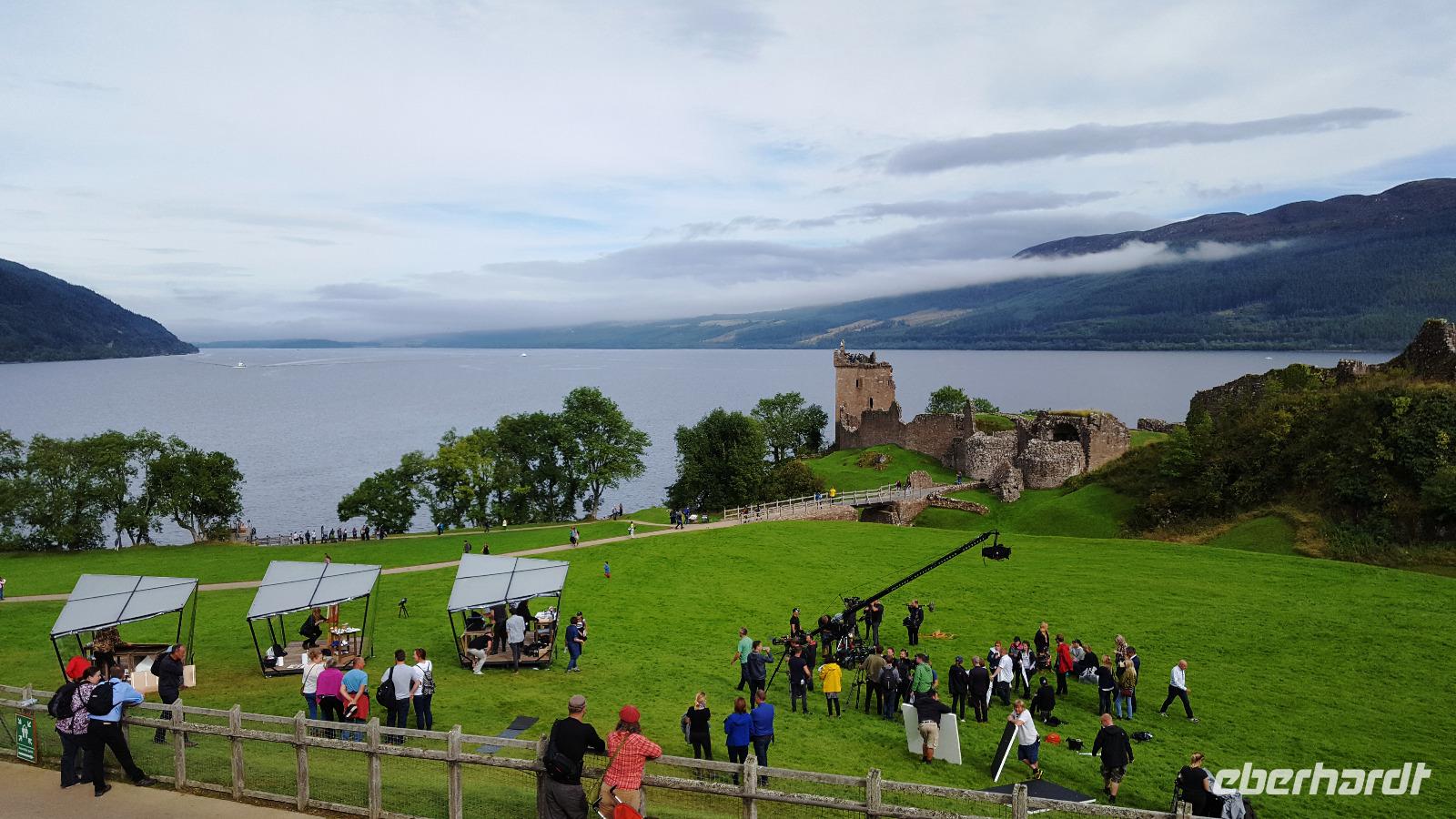 Urqhart Castle Dreharbeiten