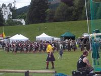 Einmarsch der Blair Atholl Highlander bei den Highland Games