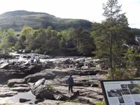Stromschnellen des Dochart in Killin am Loch Tay