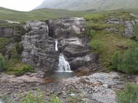 Wasserfall im Tal von Glencoe