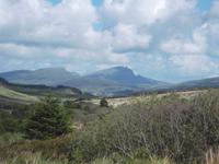 Blick zum, Storr-Gebirge im Norden der Insel Skye
