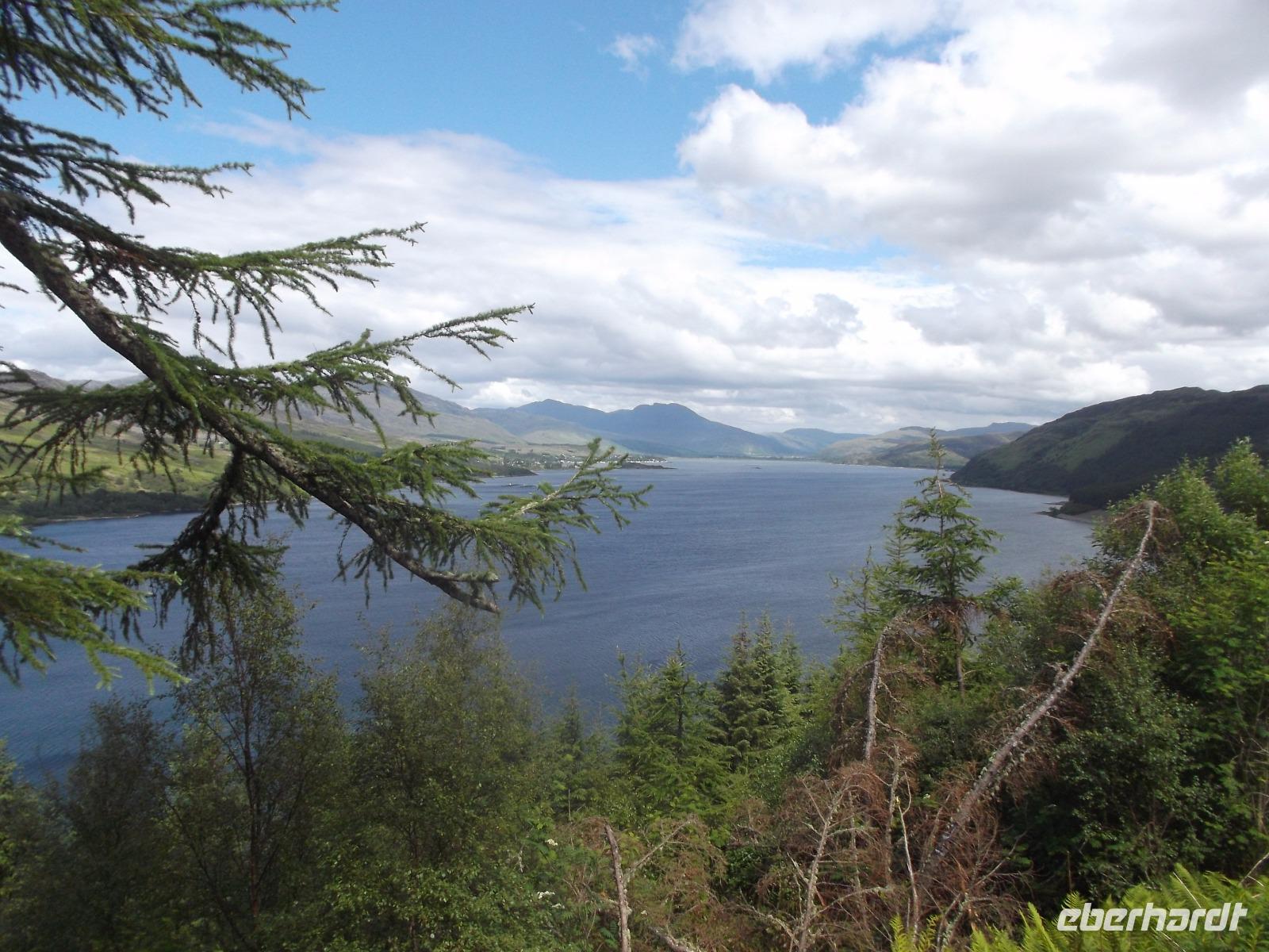 Blick über Loch Carron