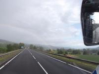 Ein Regenbogen zum Abschied von Schottland