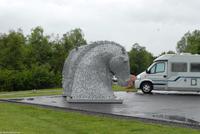 Rundreise Schottland - Eberhardt-Travel - Falkirk Wheel am Union Canal (Kelpies)