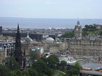 Tag 7 - 4 - Blick vom Edinburgh Castle auf Stadtgebiet (3)