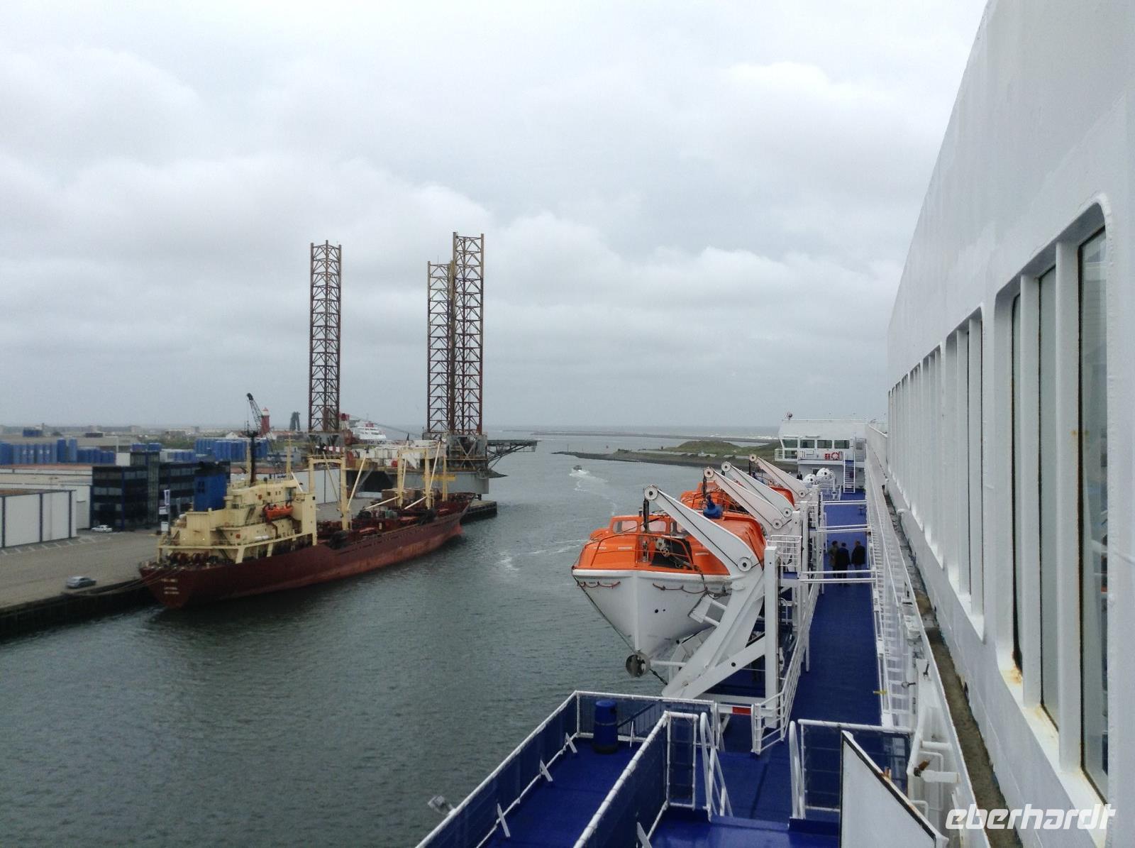 im Hafen von Amsterdam