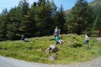 Mittagsrast auf Skye (nahe Fairy Pools) 