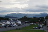 Abendszenerie in Kyleakin mit dem Castle Moil