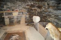 rekonstruierte Behausung in Skara Brae