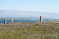 Ring of Brodgar, ein Henge größer als Stonehenge, Orkney Mainland 