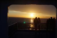 Abendstimmung an Bord 