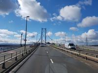 912_Rückfahrt; über die Forth Road Bridge
