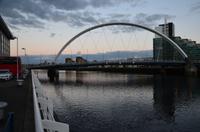 073 Glasgow, Abend am Clyde