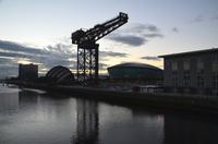 078 Glasgow, Abend am Clyde