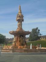 bei der Stadtrundfahrt in Glasgow