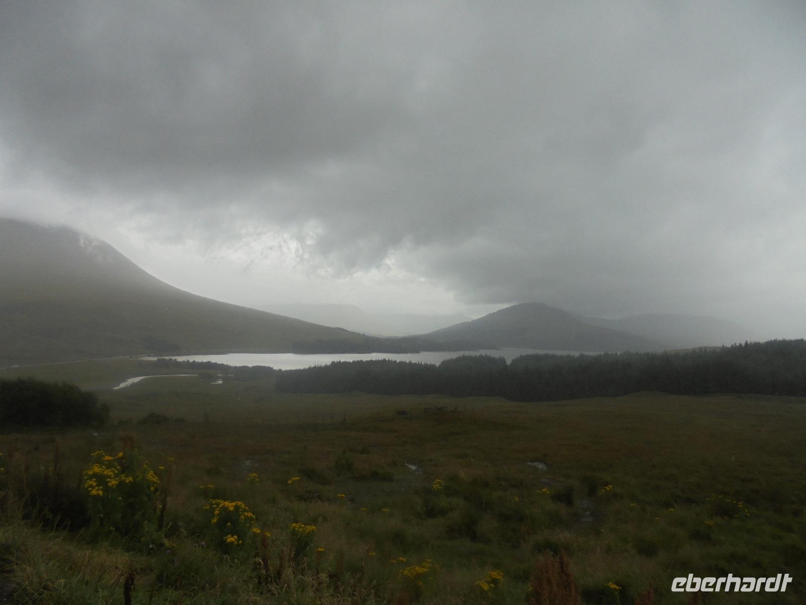 Mystische Stimmung in den Highlands: Blick über Rannoch Moor
