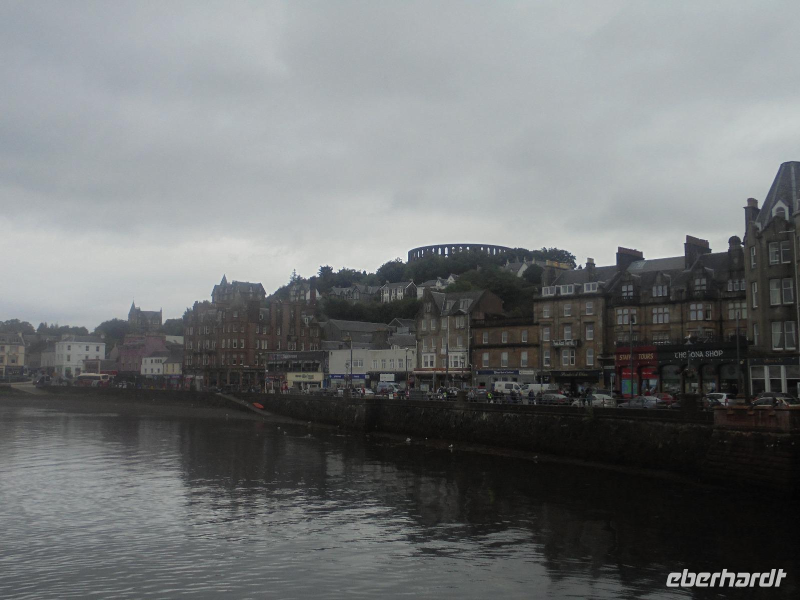 Blick auf die Seafront von Oban