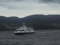 mit dem Boot auf Loch Ness