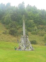 Urquhardt Castle, Nachbildung eines Trebuchet