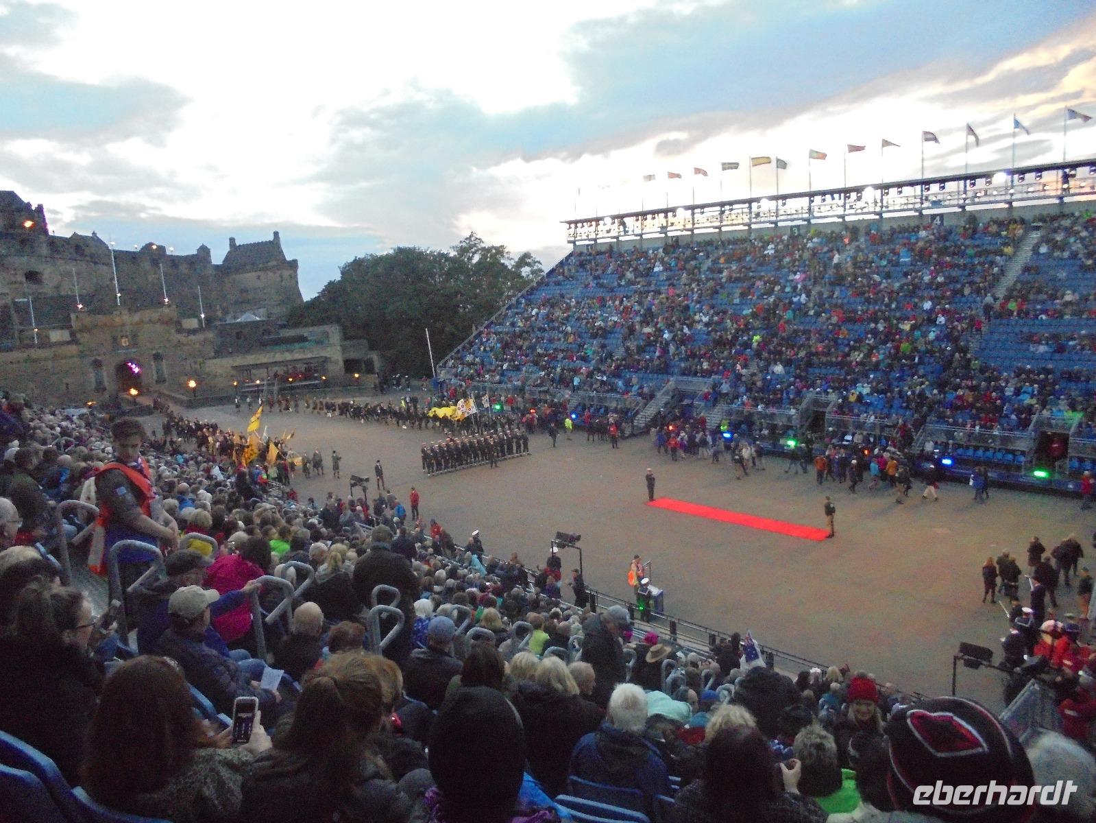 Beginn des Military Tattoo